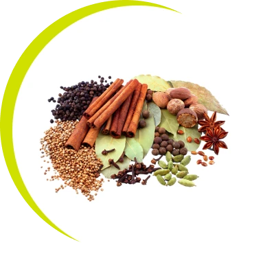 Assorted herbs and spices